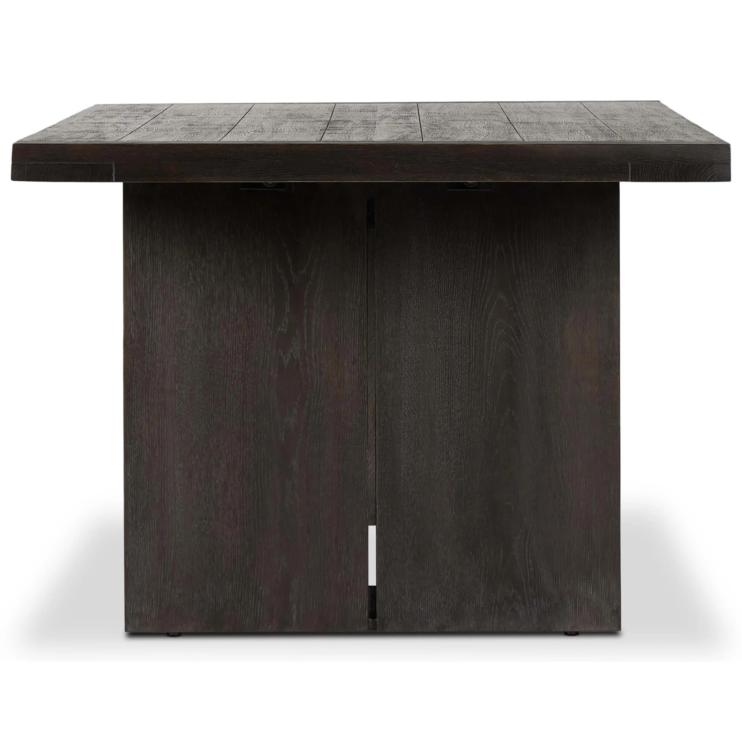 Warby Dining Table, Worn Black Oak