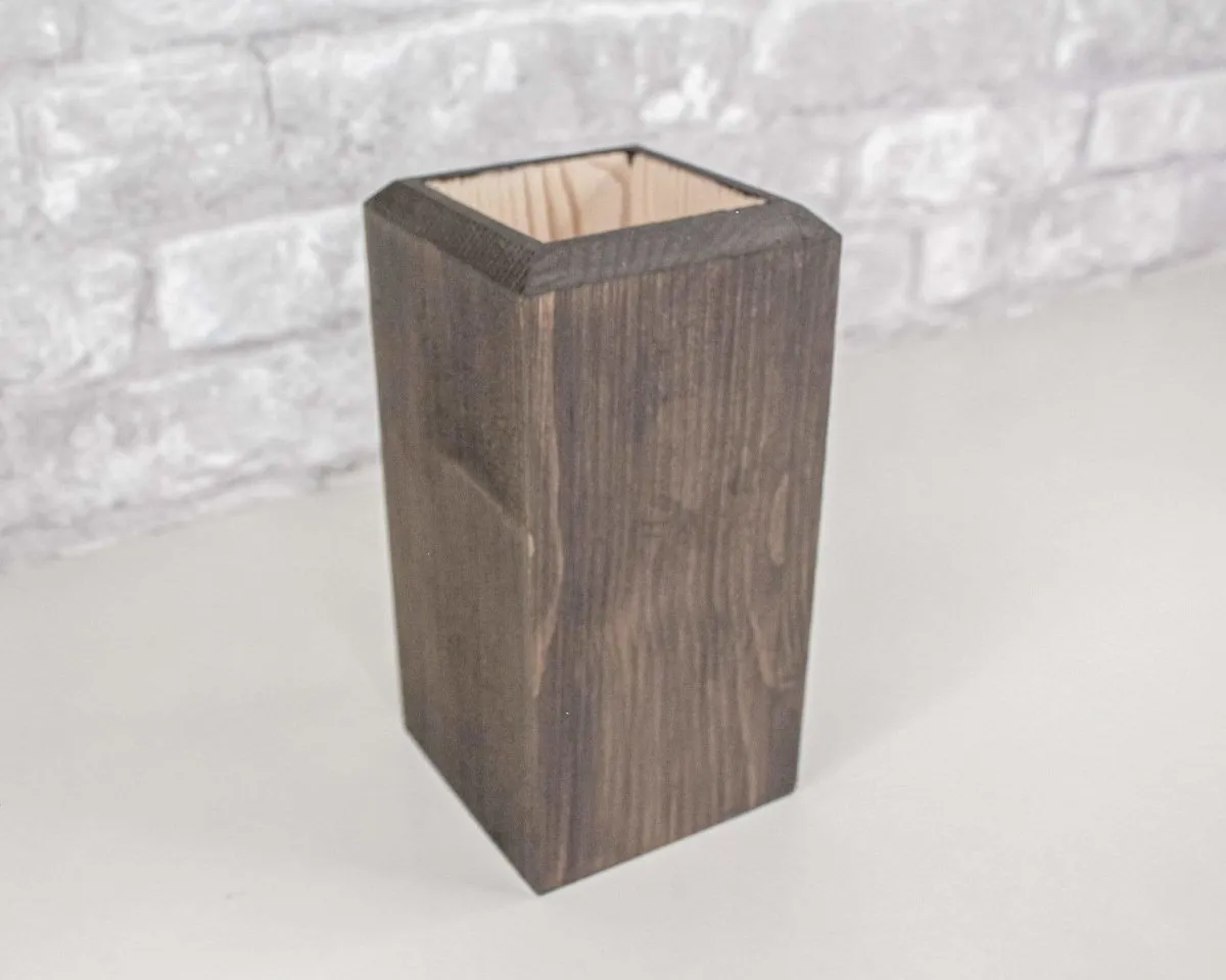 Wood Vases