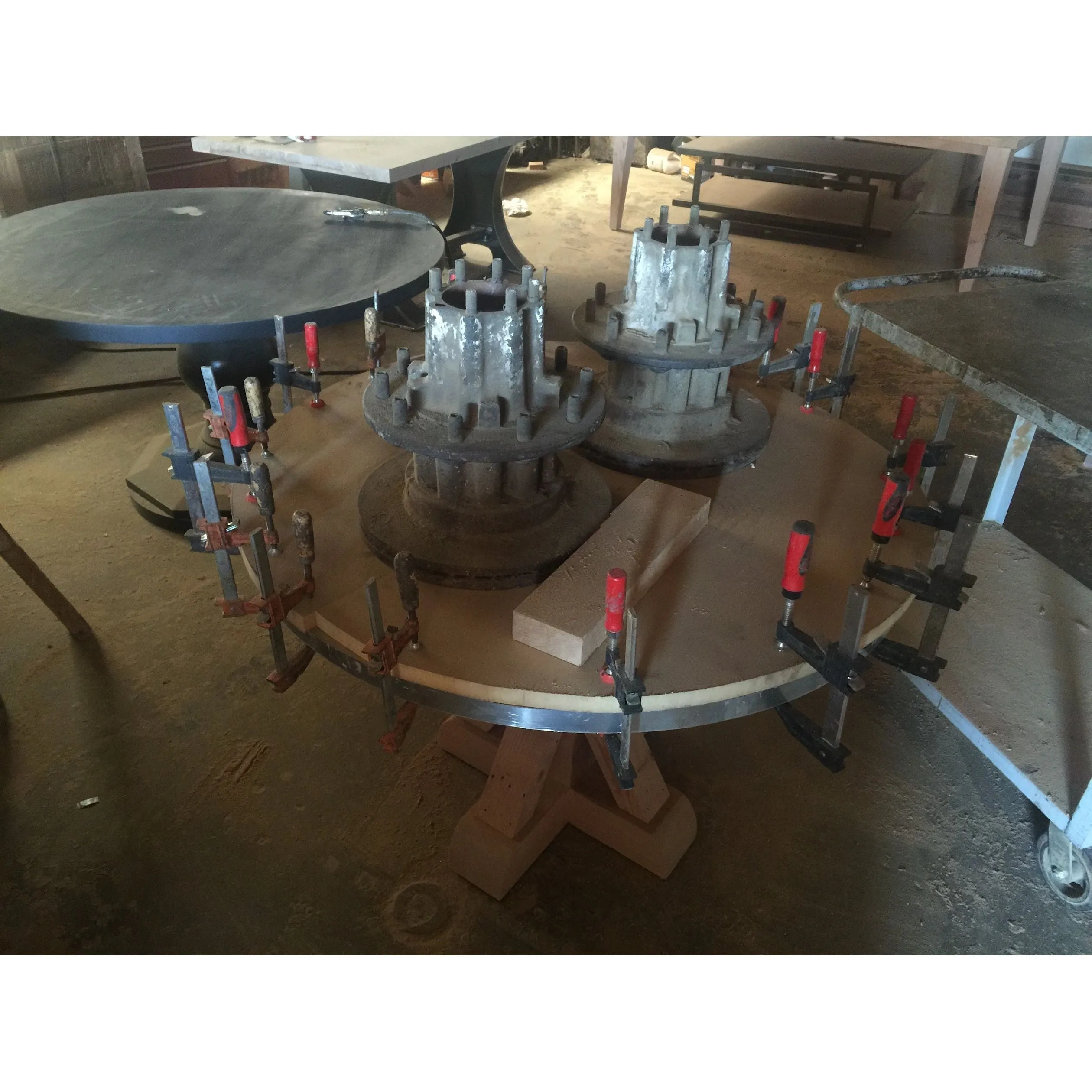 Zinc Top Dining Tables